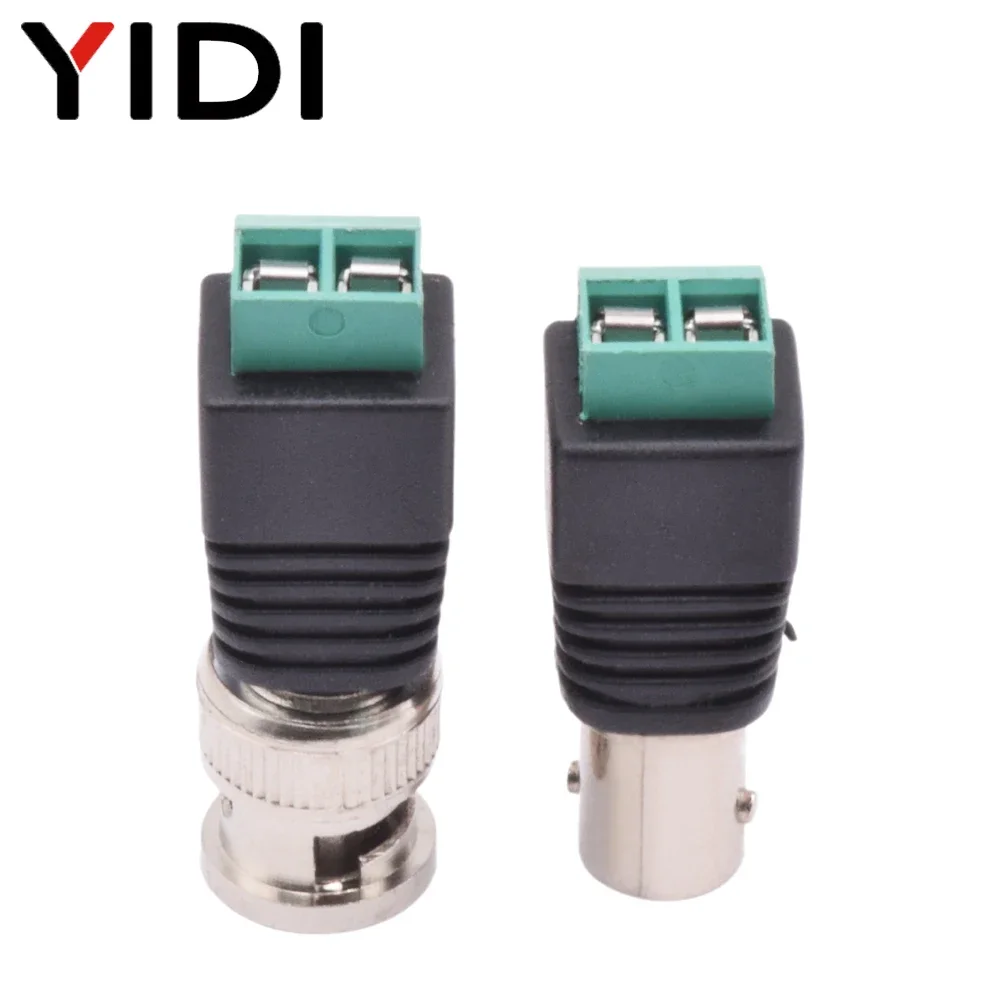 5pcs BNC Q9 Adapter Screw Connector Plug Socket Male Female Terminal for Balun Audio Video CCTV Surveillance Security Camera thumbnail 4