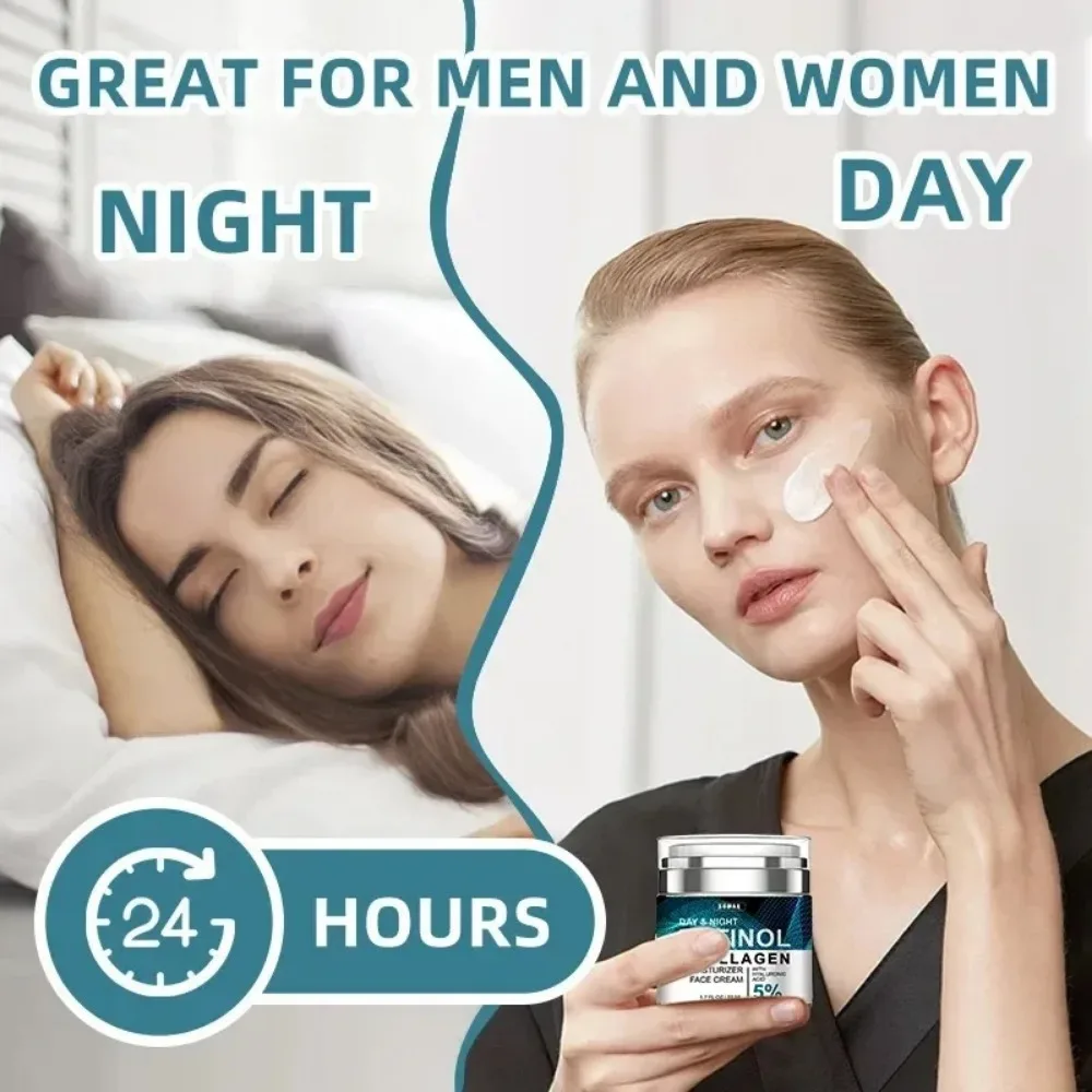 50ML Retinol Face Cream Moisturizing Firming Brightening skincare Collagen Hyaluronic Acid Creams Facial Skin Care Products thumbnail 4