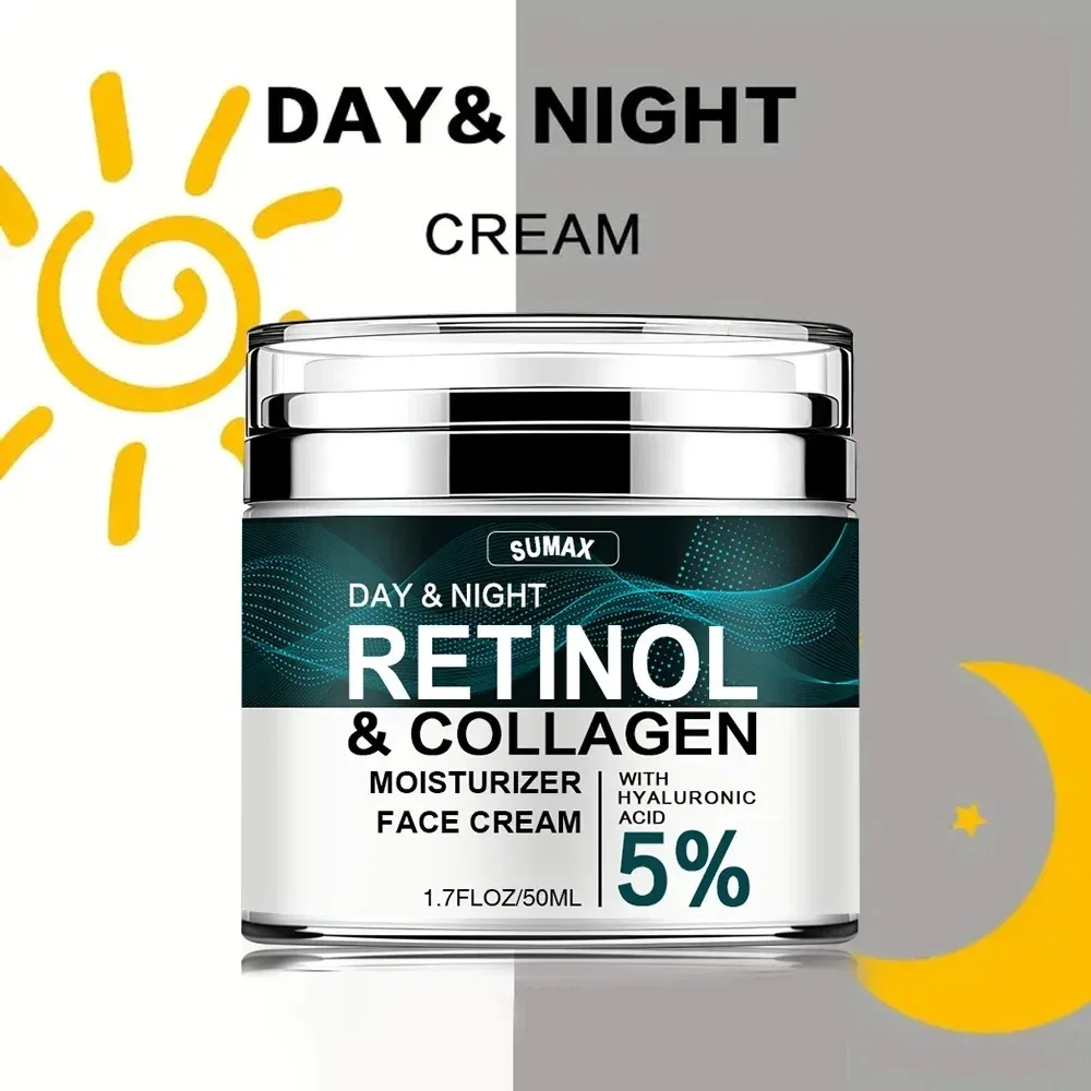 50ML Retinol Face Cream Moisturizing Firming Brightening skincare Collagen Hyaluronic Acid Creams Facial Skin Care Products thumbnail 5