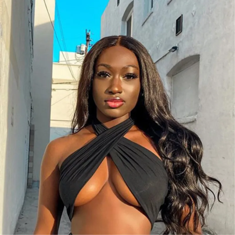 Sexy Cross Halter Corset Tank Tops Y2K Fashion Black Hollow Out Camis Women Tube Tops Backless Slim Crop Top 2024 Woman Clothing thumbnail 6