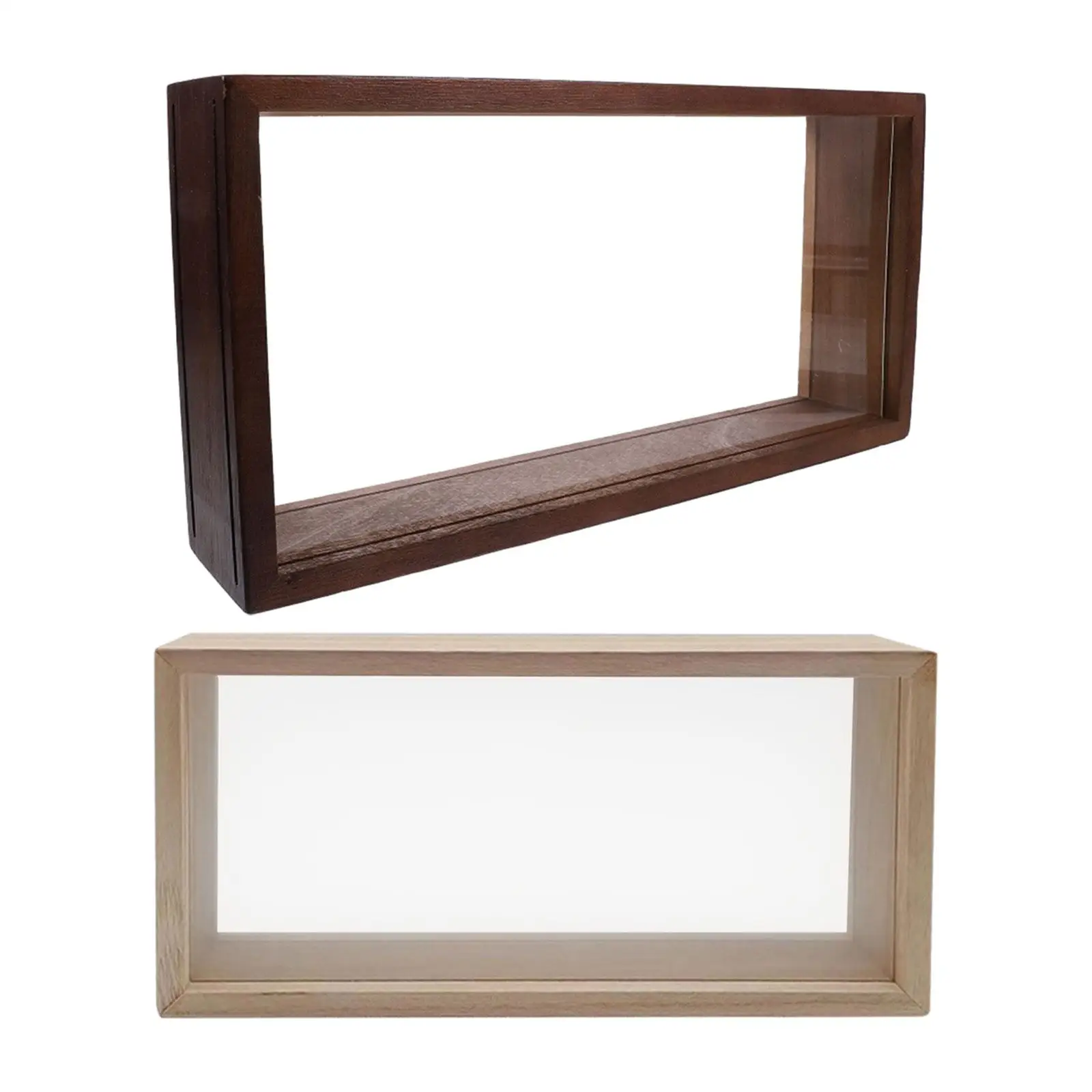 Shadow Box Frame Picture Frame for Dried Flowers Wooden Deep Dried Flower Display Frame for Memorabilia Award Photos Bouquet thumbnail 2