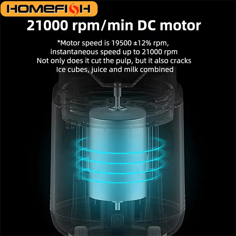 HOMEFISH Double Cup Multifunction Usb Fruit Mixers Juicers Portable Electric Juicer Blender Fruit Juicer Cup Food Milkshake thumbnail 4
