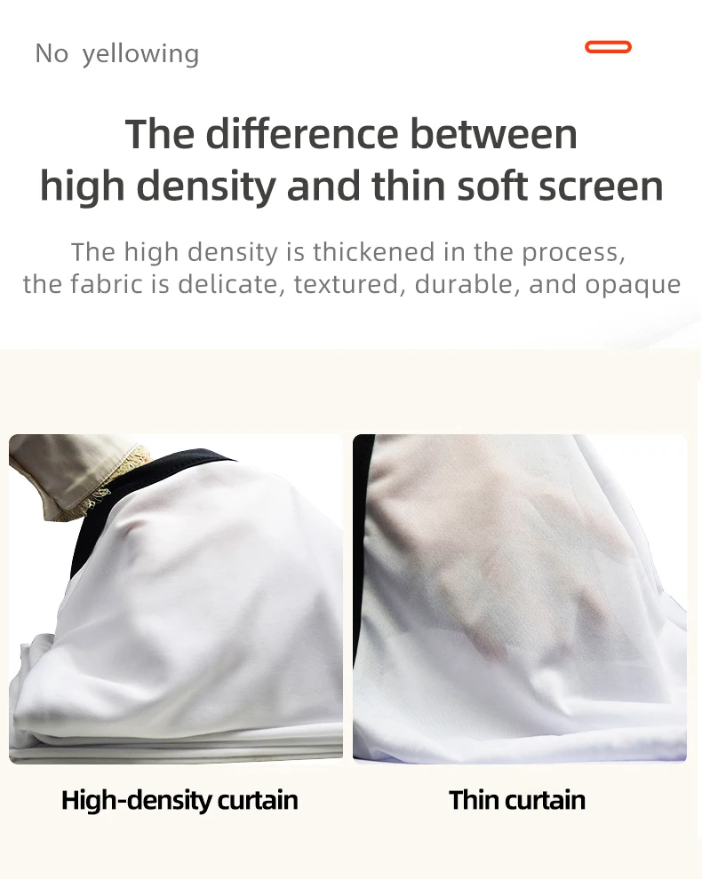 MIXITO Projection Curtain 16: 9 Ratio Hight-Density 60-200 Inch Foldable Anti-Crease Portable Movie Projector Screen thumbnail 3