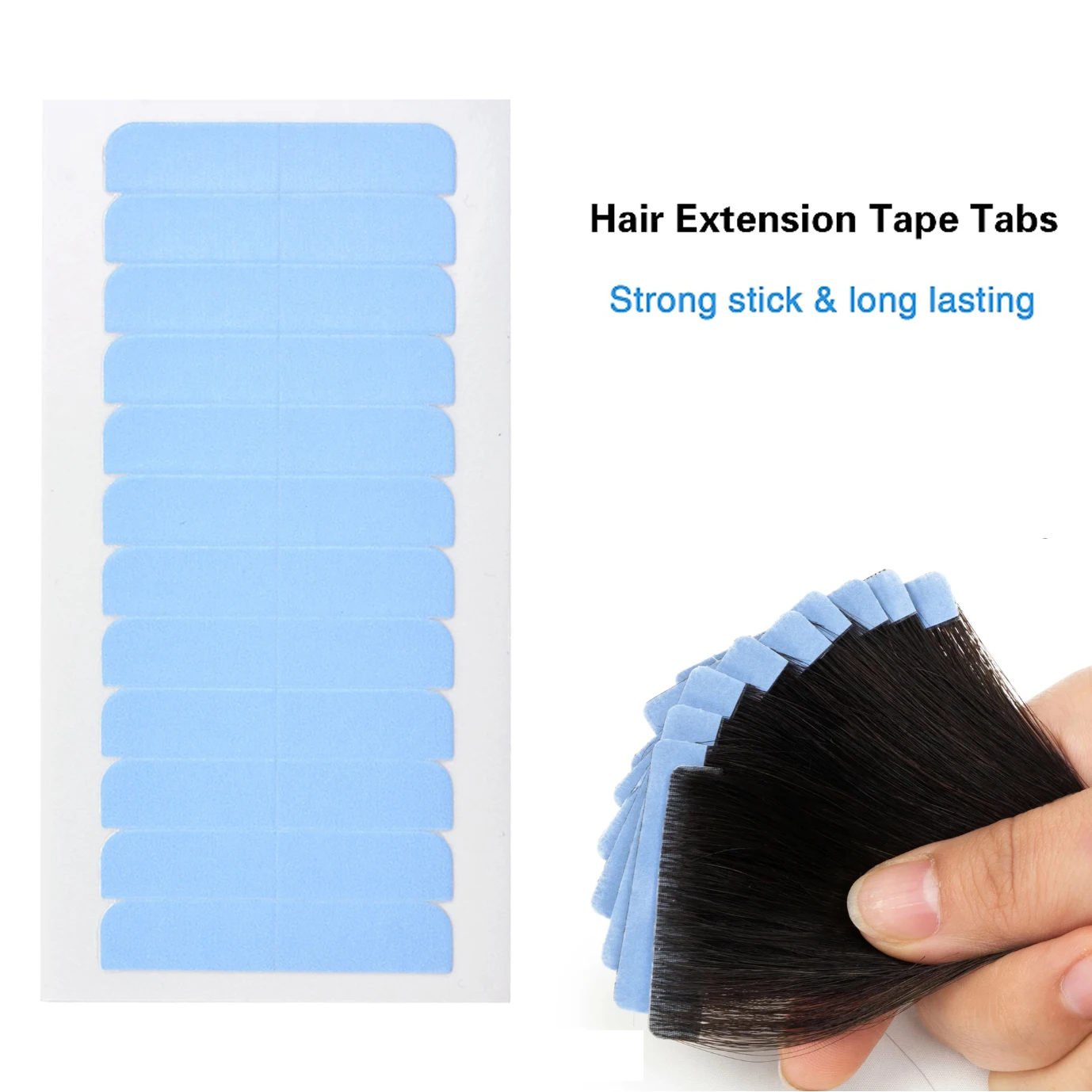 Hair Extension Tape Tabs Double Sided Replacement Tape in Hair Extensions Adhesive Hair Extension Tapes Hair Extension