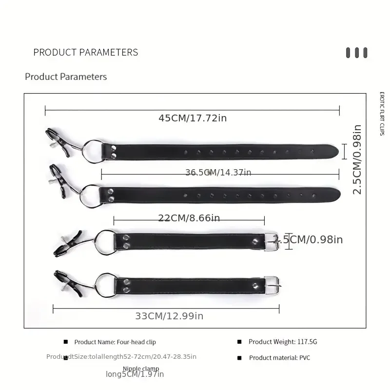 SM Bondage Labia Spreader Clip Nipple Clitoris Onto Clitoris BDSM Spread Pussy Open Vagina Stimulator For Women Adult Sex Toys thumbnail 2