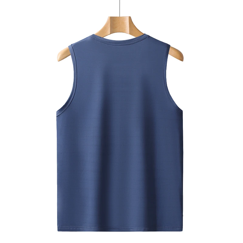 YJKVUR Sports Quick Dry Sleeveless T-Shirt for Men Summer Men Basketball Gym Clothing Breathable Lightweight Plus Size Tank Top thumbnail 2