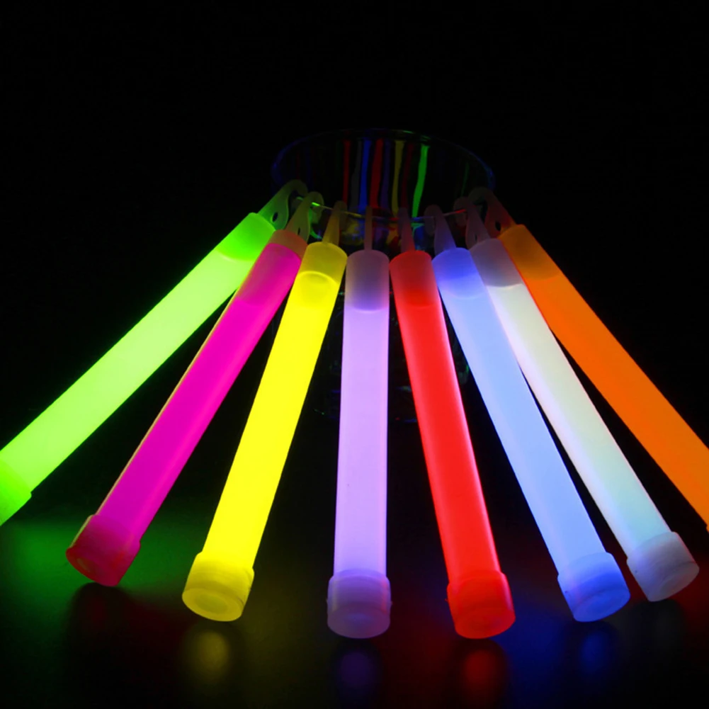 1/5/10PCS Fluorescence Glow Stick Military Glow Light Sticks with Hook Outdoor Emergency Glow In The Dark Party Light Sticks thumbnail 4