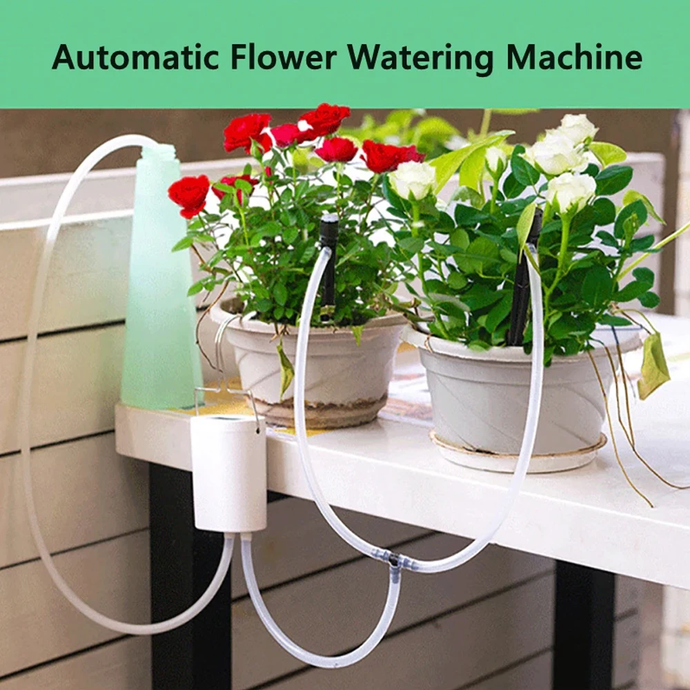 2-16Head Self-Watering Kits Intelligent Drip Irrigation Automatic Watering System Kits Plant Watering Spike Device Water Dripper thumbnail 2