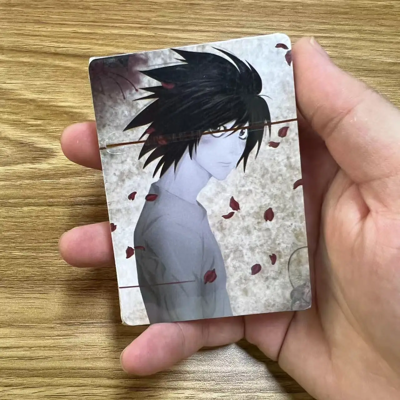 54pcs Cards Anime Death Note Poker Toy Yagami Light Cosplay Board Game Cards Hardcover Collection Box thumbnail 4