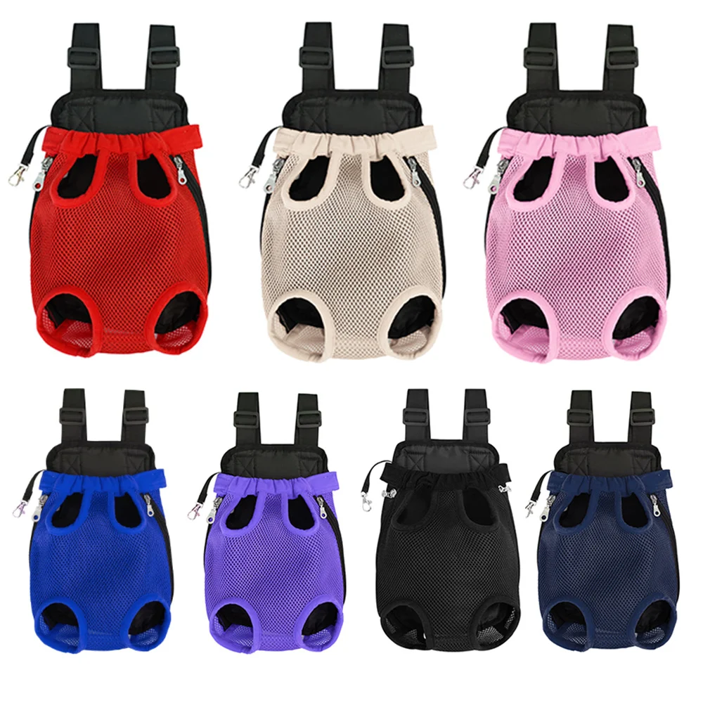 Adjustable Cat Carrier Bag Pet Double Shoulder Backpack Portable Bag Outdoor Travel Camping Hiking Cat Bag Dog Bag thumbnail 2