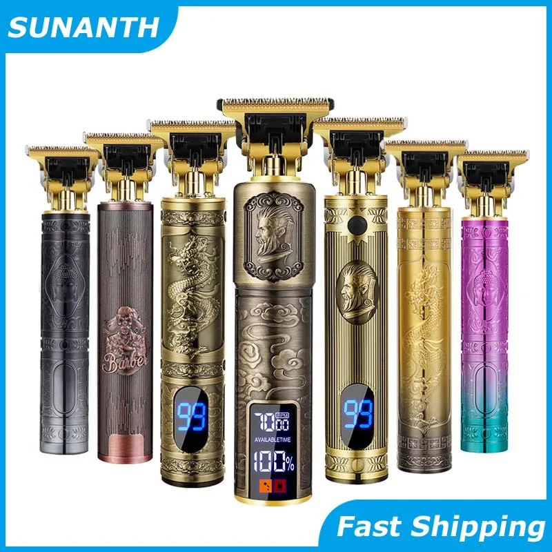 New Hair Clipper For Men's Beard Shaver Professional Version of Wireless Electric  Hair Trimmer Retro T9 Hair Cutting Machine thumbnail 2