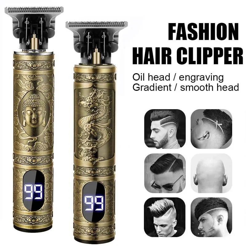 New Hair Clipper For Men's Beard Shaver Professional Version of Wireless Electric  Hair Trimmer Retro T9 Hair Cutting Machine thumbnail 3