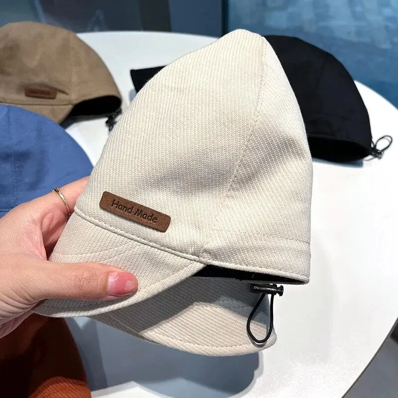 Women's Foldable Sunhat Summer Outdoor Beach Fisherman Hat Sunscreen UV Protection Cap Adjustable Cotton Wide Brim Bucket Caps thumbnail 4