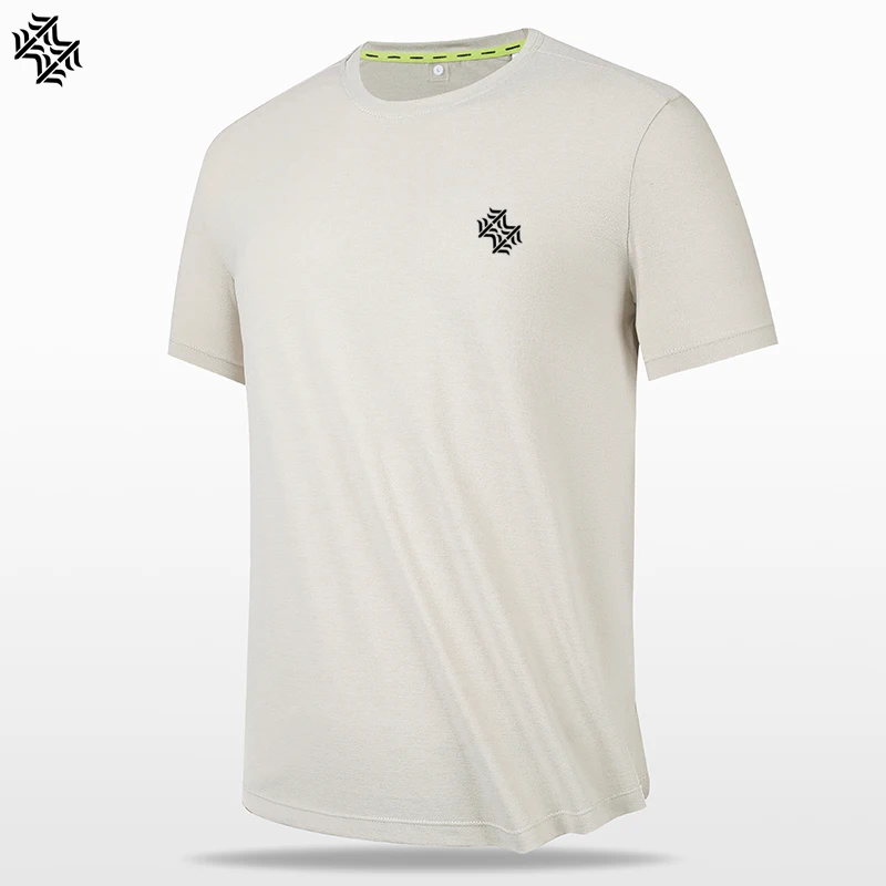 SBWL High quality Men's Outdoor hiking running weight loss fitness sports quick drying T-shirt Ice silk Breathable sweatshirt thumbnail 2