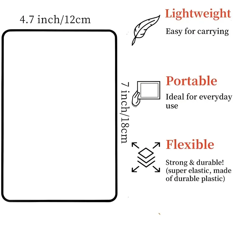New Full Page Large Sheet Magnifier Magnifying Glass Reading Aid Glass Page Magnifying Lens Ultra-thin Reading Magnifier  New thumbnail 4
