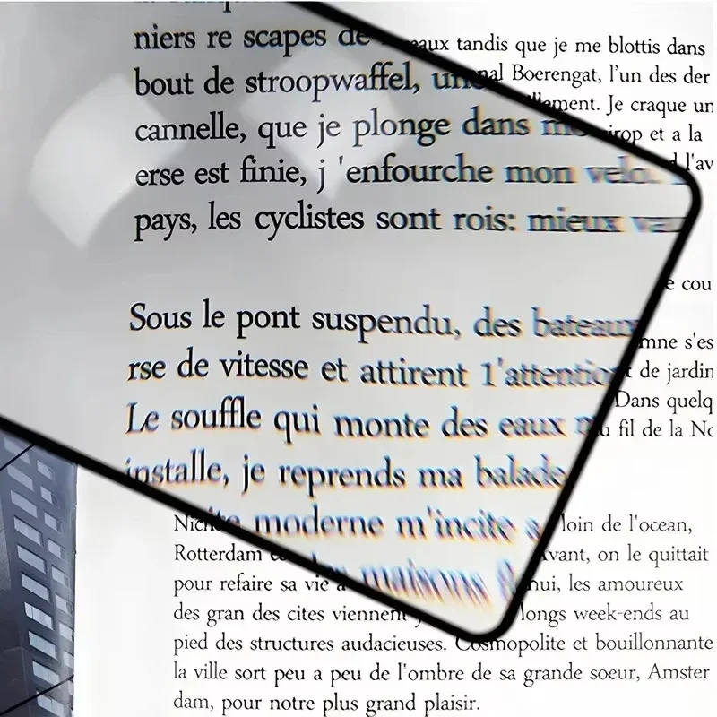 New Full Page Large Sheet Magnifier Magnifying Glass Reading Aid Glass Page Magnifying Lens Ultra-thin Reading Magnifier  New thumbnail 2