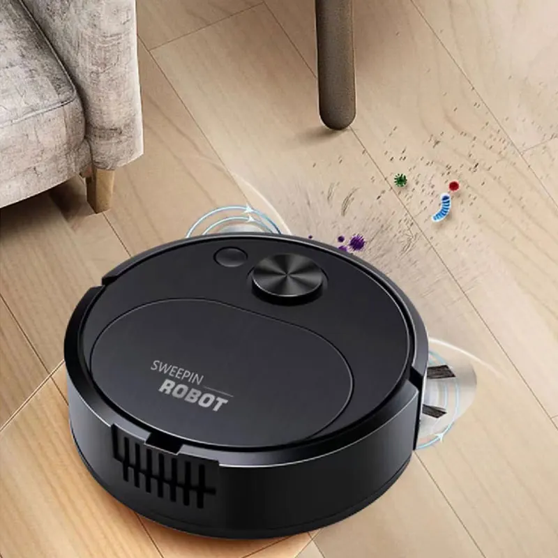 NEW USB Sweeping Robot Vacuum Cleaner Mopping 3 In 1 Smart Wireless 1500Pa Dragging Cleaning Sweep Floor for Home Office thumbnail 2
