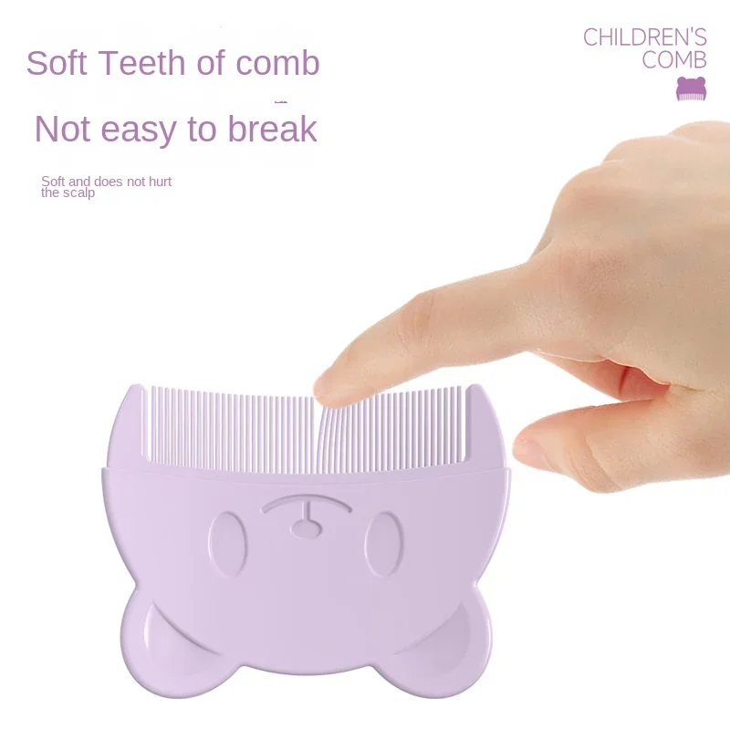 Baby Hair Brush Infant Fetal Head Fat Cleaning Brush Newborn Soft Hair Comb Silicone Head Massager for Baby Care Accessories thumbnail 6