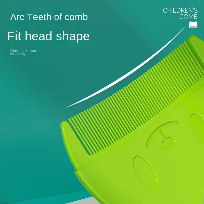 Baby Hair Brush Infant Fetal Head Fat Cleaning Brush Newborn Soft Hair Comb Silicone Head Massager for Baby Care Accessories thumbnail 5