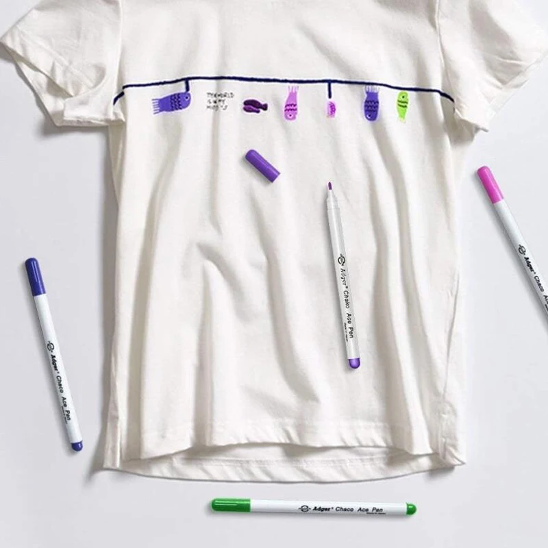 Erasable fabric marker Marker pen Cross-stitch sewing tools can be used with water-soluble ink pens for embroidery thumbnail 5