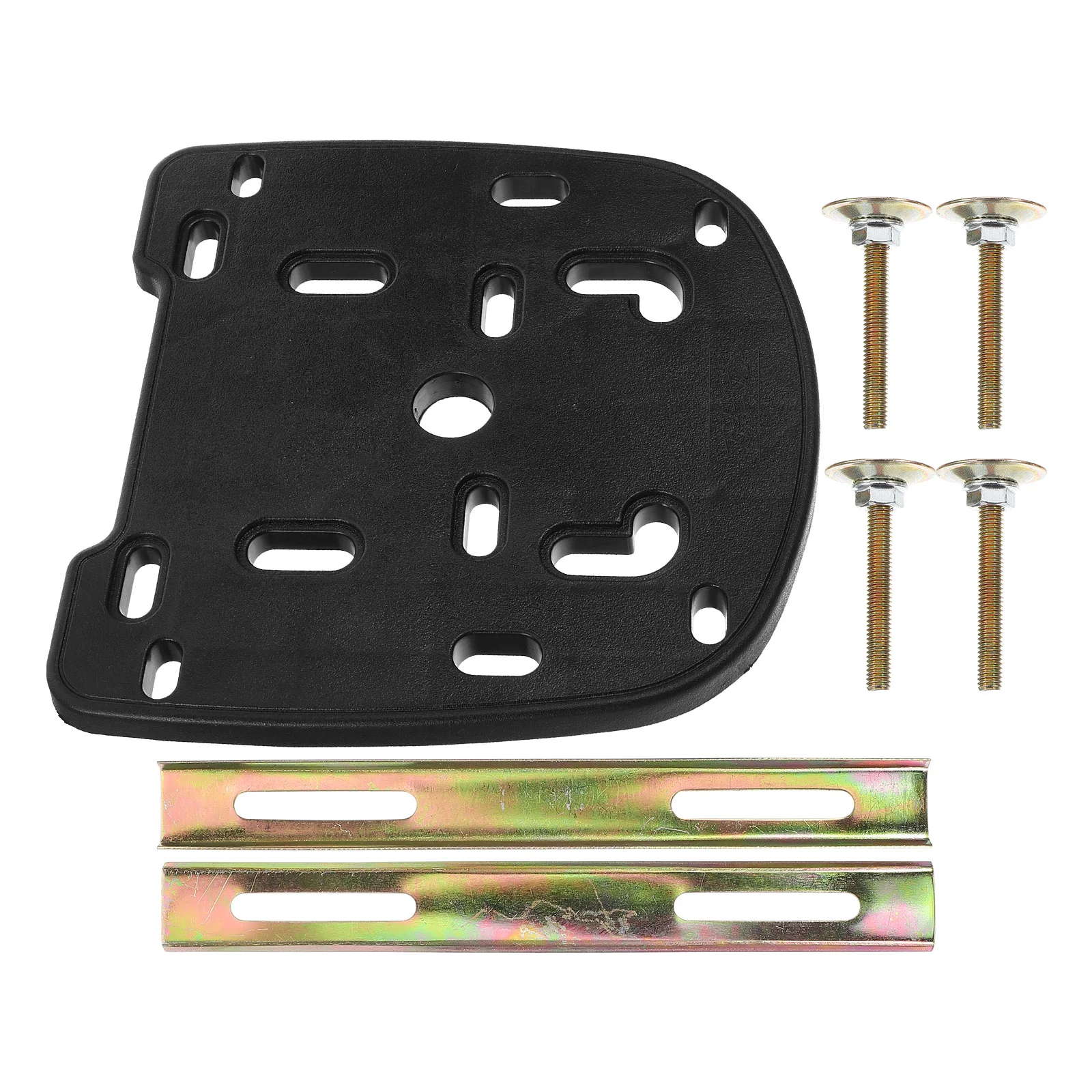 Thickened Base Plate Motorcycle Luggage Mounting Hardware Trunk Case Accessories Rear Box Parts Top Rack Fixing Plates Universal thumbnail 4