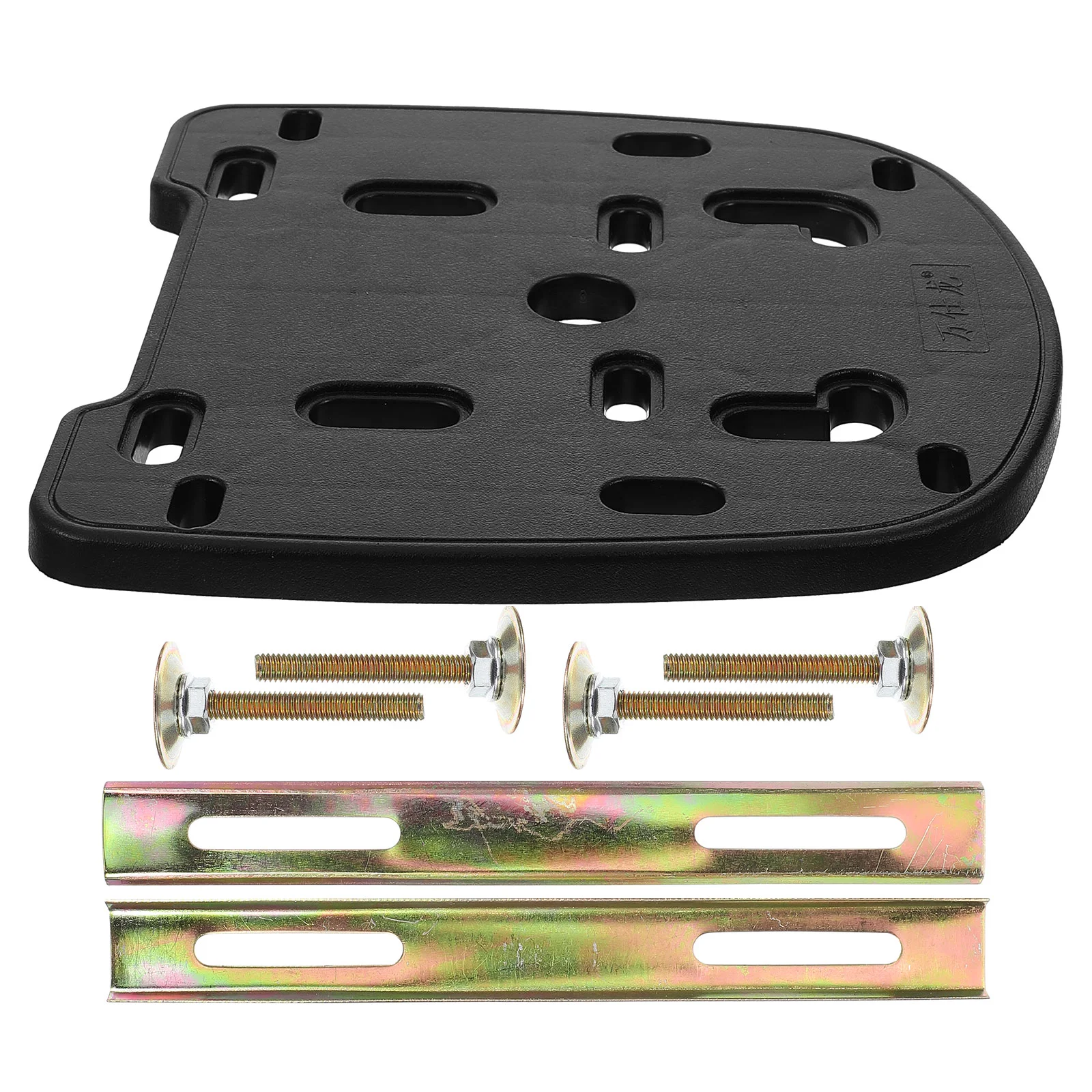 Thickened Base Plate Motorcycle Luggage Mounting Hardware Trunk Case Accessories Rear Box Parts Top Rack Fixing Plates Universal thumbnail 3