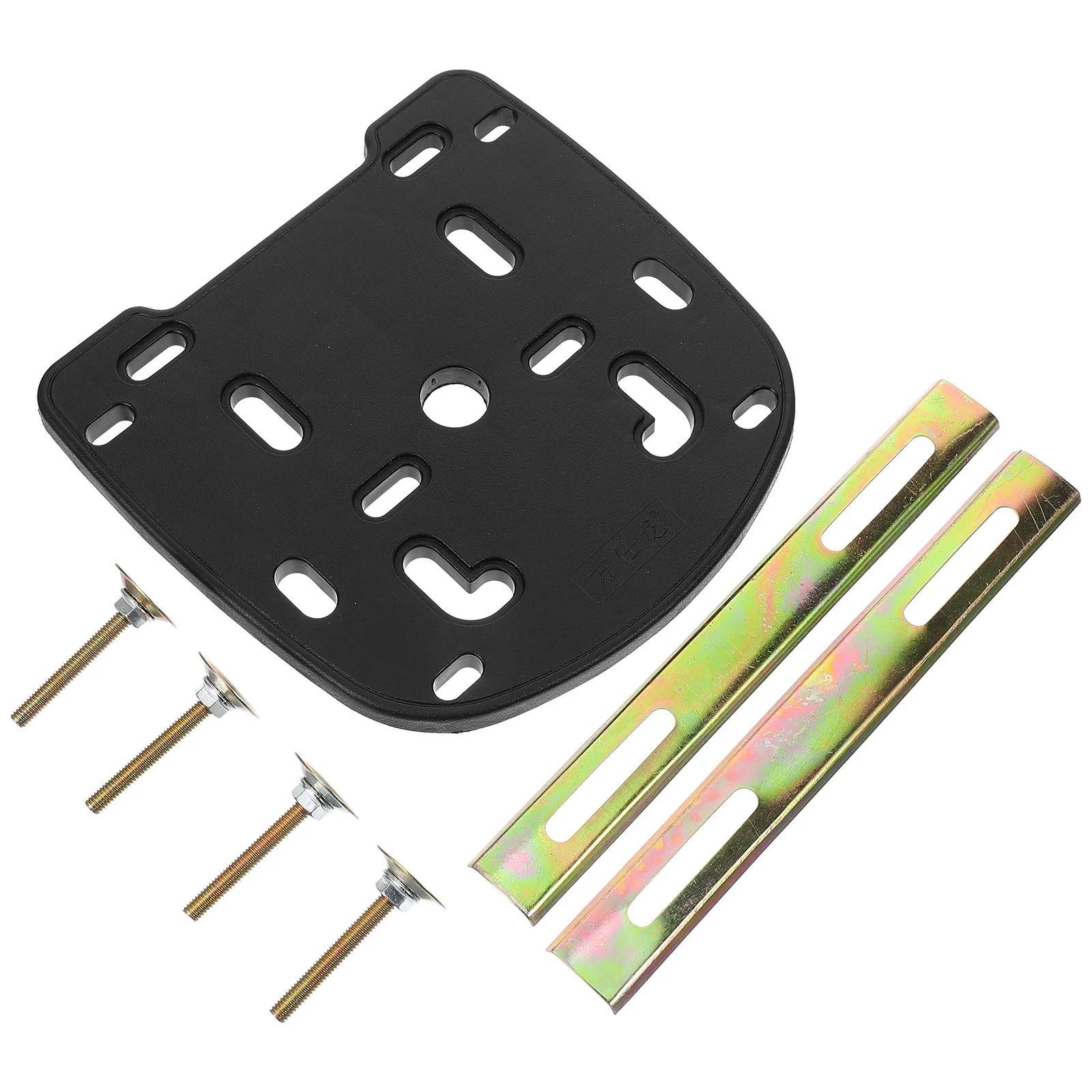 Thickened Base Plate Motorcycle Luggage Mounting Hardware Trunk Case Accessories Rear Box Parts Top Rack Fixing Plates Universal thumbnail 5
