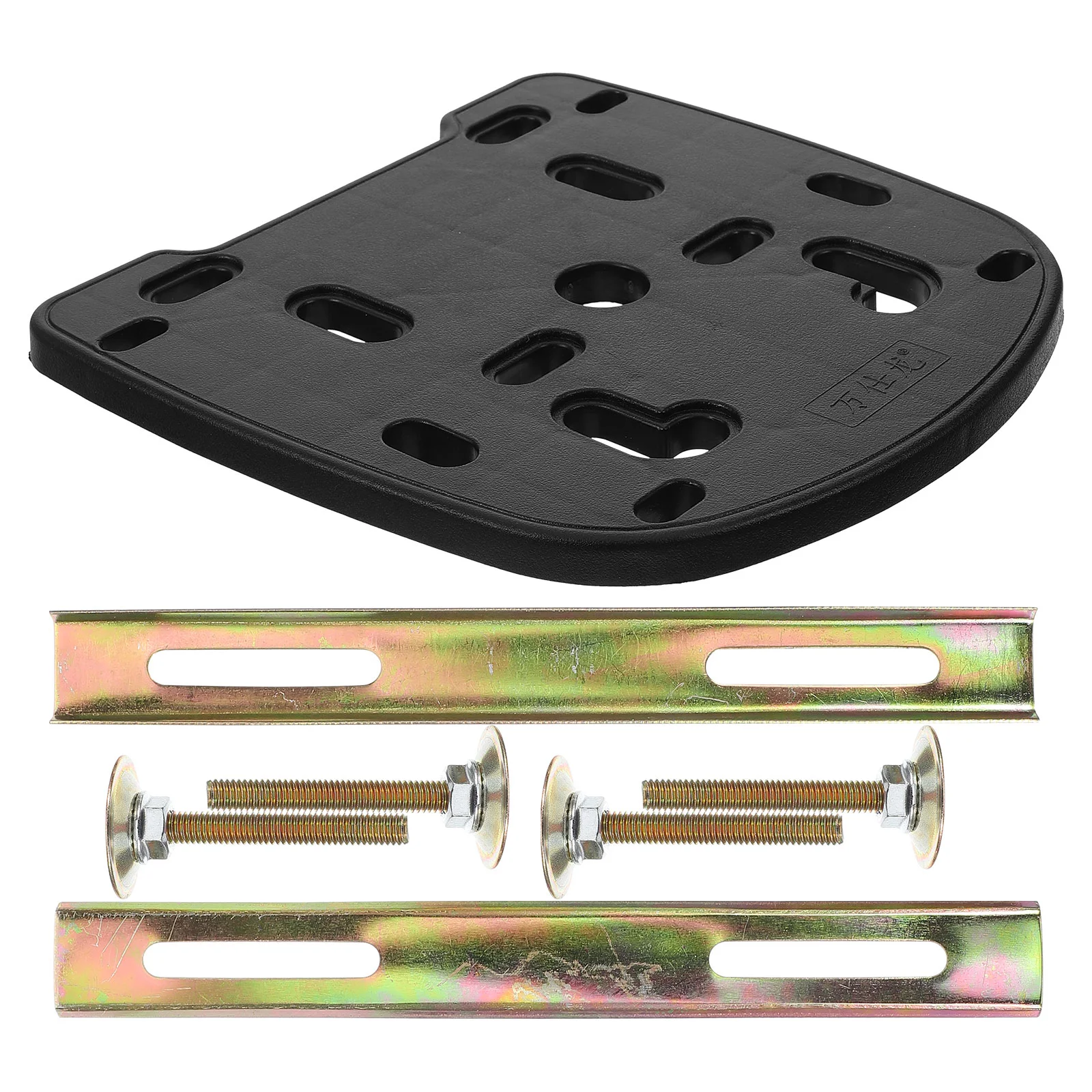 Thickened Base Plate Motorcycle Luggage Mounting Hardware Trunk Case Accessories Rear Box Parts Top Rack Fixing Plates Universal thumbnail 6