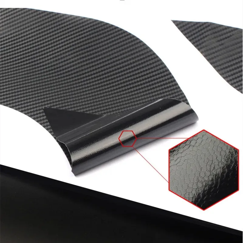 4 Pieces of Car Door Handle Protective Film, Carbon Fiber Stickers, Scratch Resistant Covers, Exterior Accessories, thumbnail 6