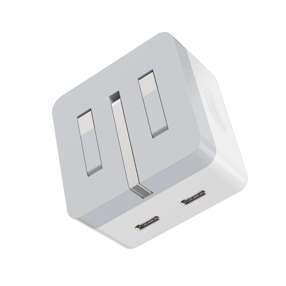 Foldabl Dual PD Fast Charger 35W Type C Phone Charger Adapter For iPhone 15 14 13 Samsung Xiaomi Quick Charge UK Plug USB Charge thumbnail 3
