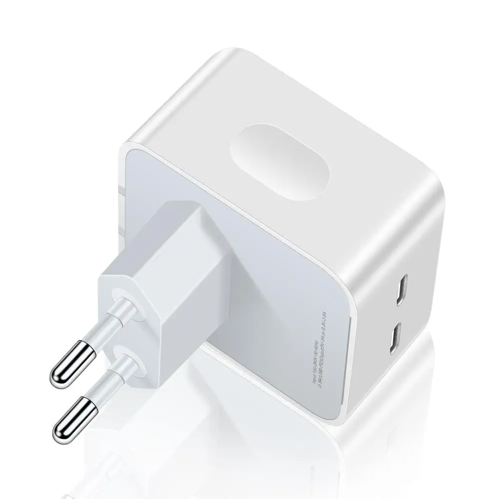 Foldabl Dual PD Fast Charger 35W Type C Phone Charger Adapter For iPhone 15 14 13 Samsung Xiaomi Quick Charge UK Plug USB Charge thumbnail 2