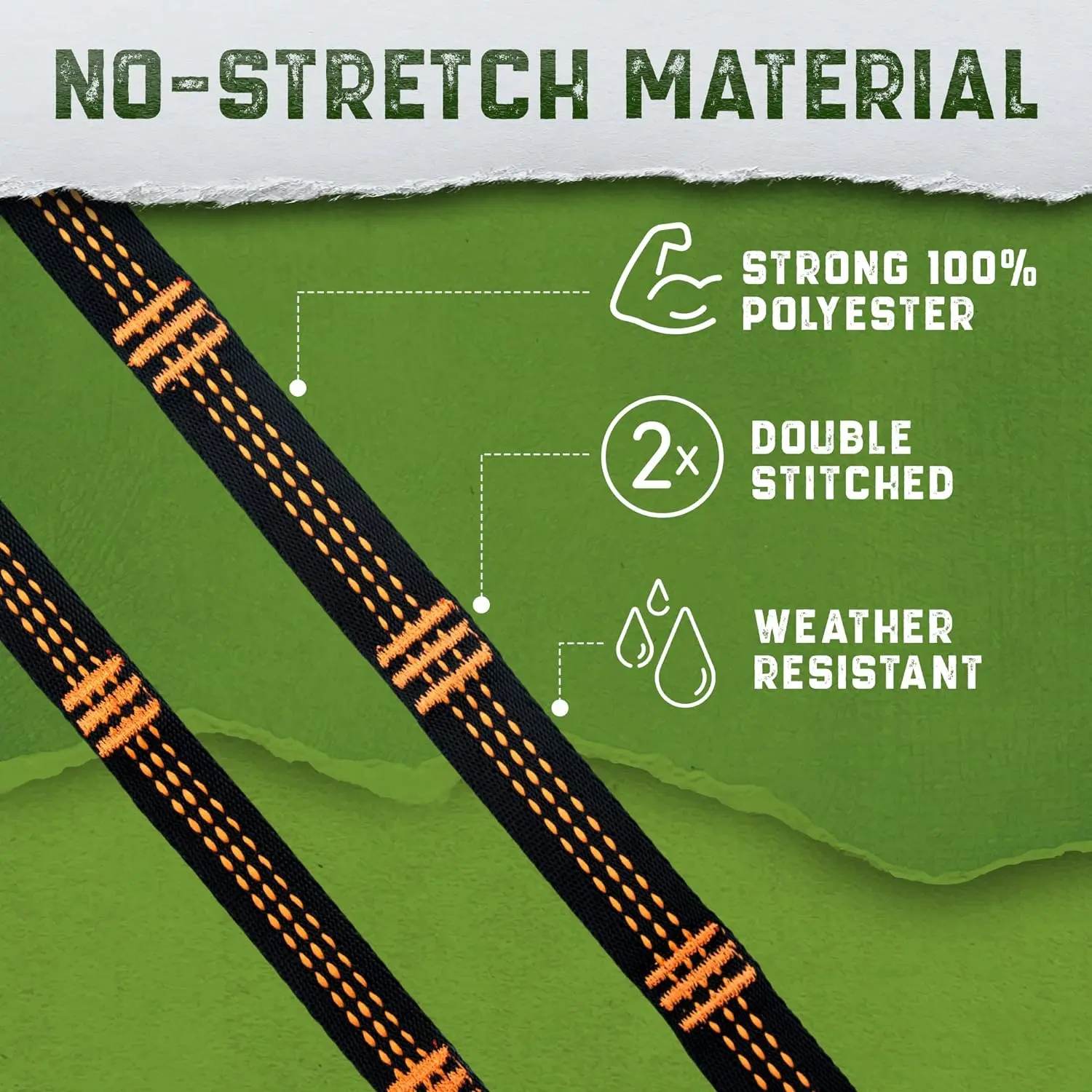 Outdoor hammock straps with more adjustable loops and ultra-length outdoor hammock straps and belts with 7075 alloy aluminum thumbnail 5