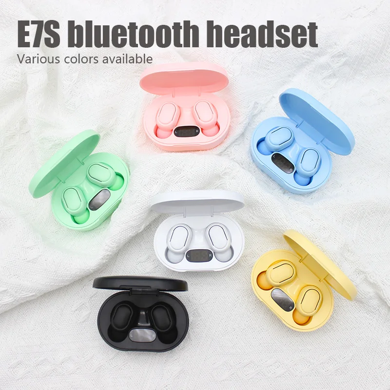 E7S TWS Fone Bluetooth Earphones 5.2 Wireless Headphones Noise Cancelling Earbuds with Mic Wireless Bluetooth Headset for Xiaomi thumbnail 6