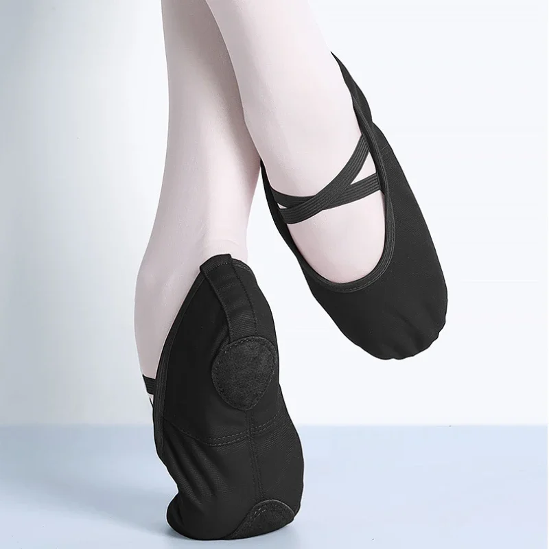 Boutique Cloth Toe Ballet Shoes Girl Classical Modern Dance Shoes Adult Boy Gymnastics Sports Shoes Canvas Soft Sole Slippers thumbnail 3