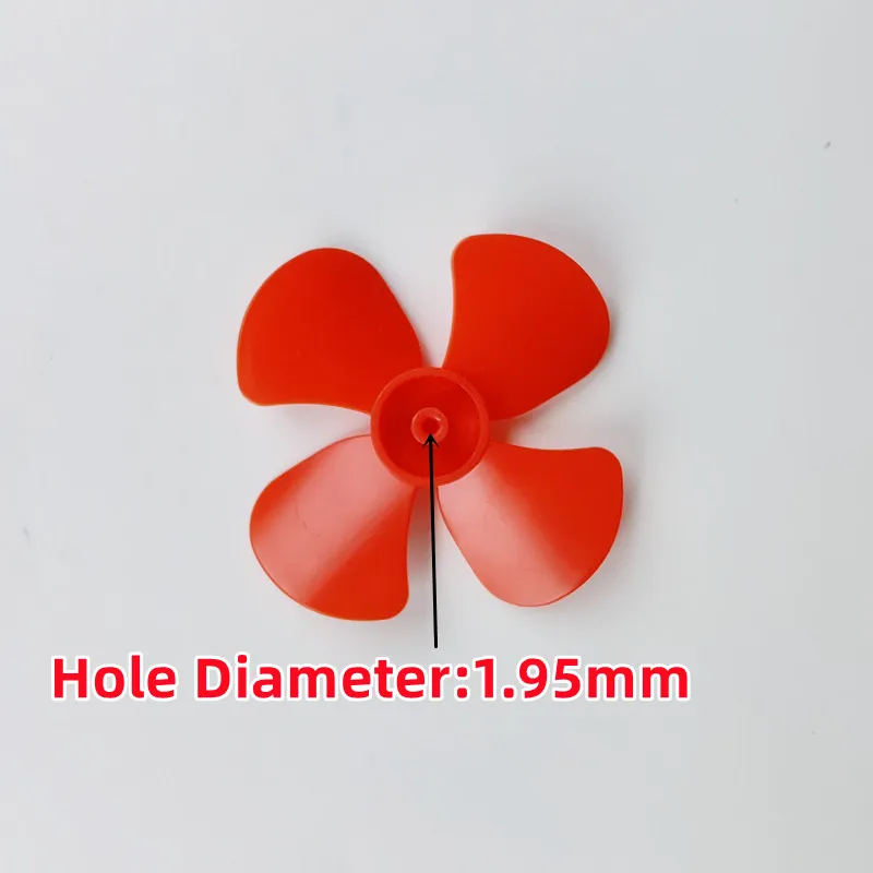 60mm 80mm 100mm 4-Blade 50mm 80mm Three-blade Propeller for 2mm 1mm Motor Shaft for Windmill Small Fan Underwater Robot DIY Toys thumbnail 2