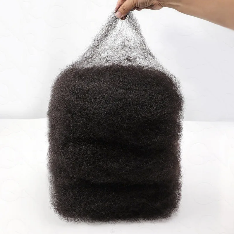Black Pearl Top QVR Peruvian Kinky Curly Mini Twist Hair 50G/pc Afro Kinky Bulk Human Hair for Braiding 100% Remy Hair Bundles thumbnail 3