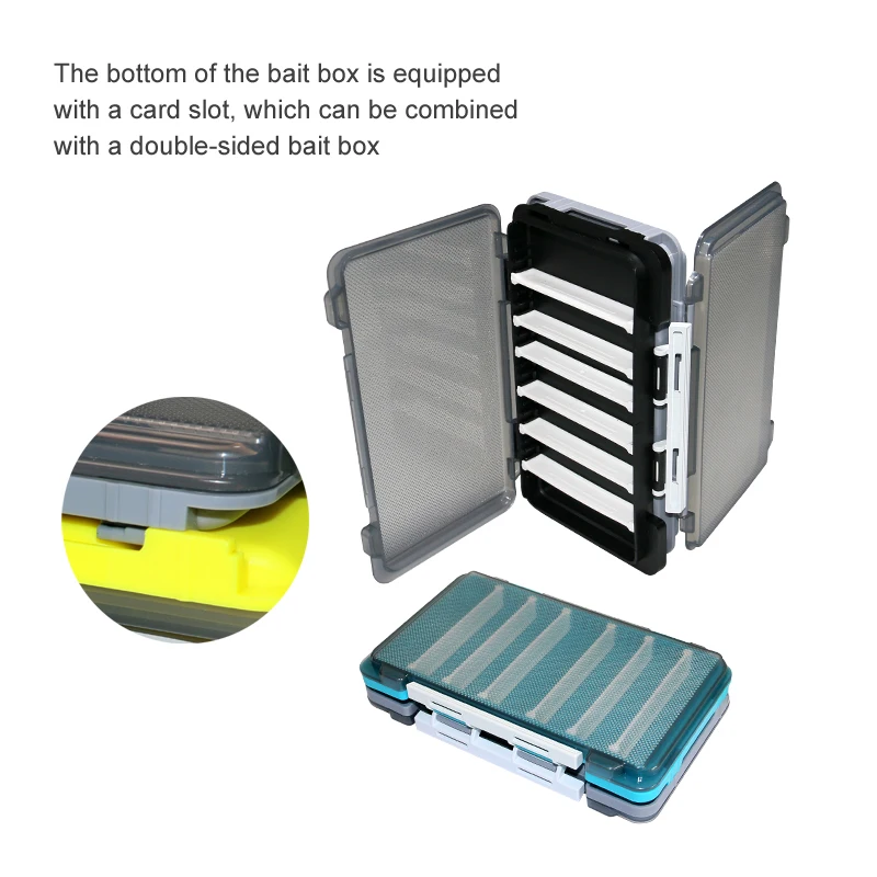 Fishing Tackle Box Mini Bait Box Lure Container Fisherman Tool Box Case Hook Storage Organizer for Fishing Accessories Carp Item thumbnail 4