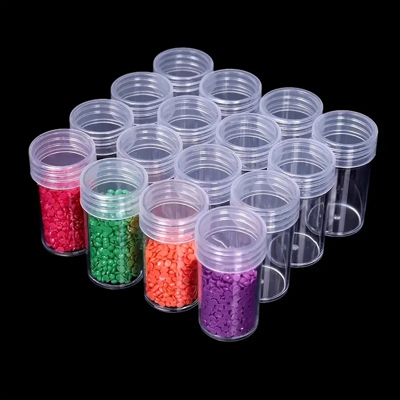 1pc 24/38/48/60/80 Slots Plastic Storage Box, DIY Diamond Painting Beads Charms Jewelry Accessories Organizer Box thumbnail 5