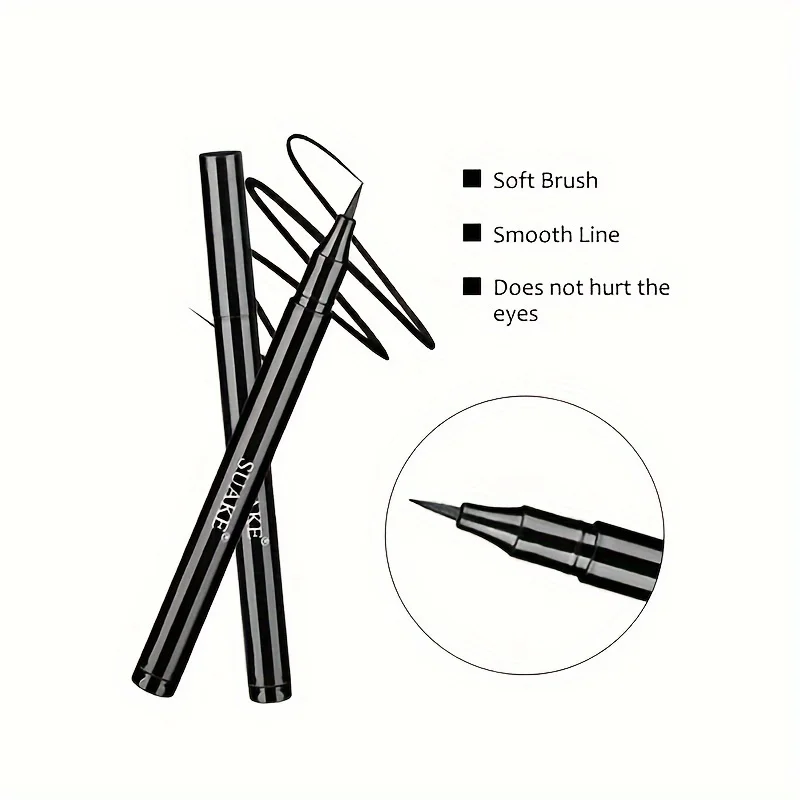Quick-dry Eyeliner Pencil Makeup Long Lasting Smooth Matte Eye Liner Waterproof Anti Smudge Liquid Eyeliner Pen Eyes Cosmetics thumbnail 6