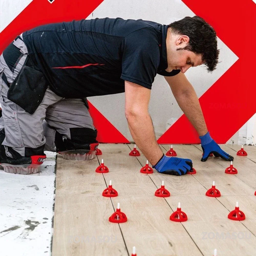 50-600Pcs Top Spiral Ceramic Tile Leveling System Clips Spacers Straps Wadge for Tile Laying Wall Floor Fixing Construction Tool thumbnail 2