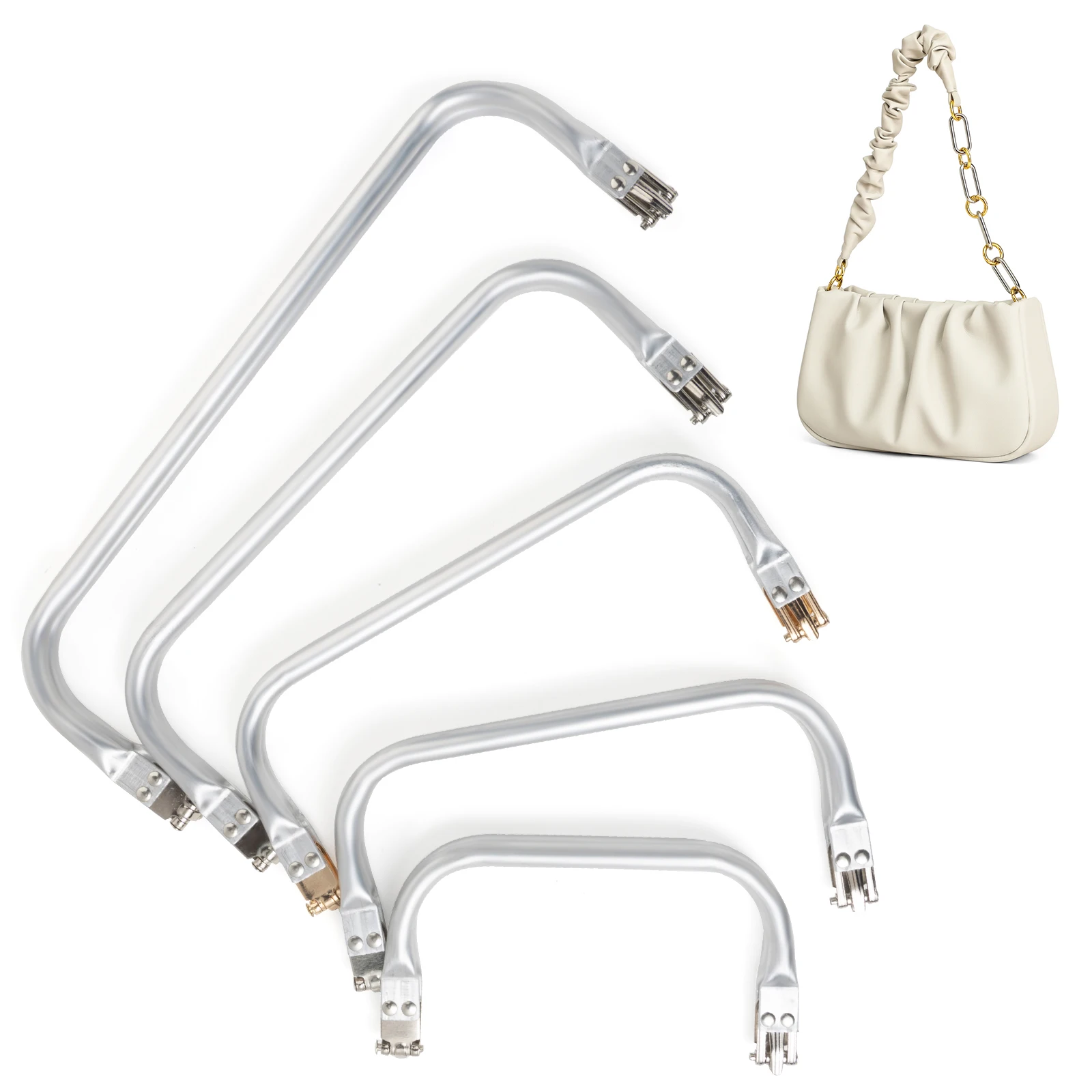 DIY Metal Purse Frame Handle Kiss Clasp Lock For Bag Sewing Craft Tailor Accessories Bag Frame For Purse Backpack Bags Parts thumbnail 2