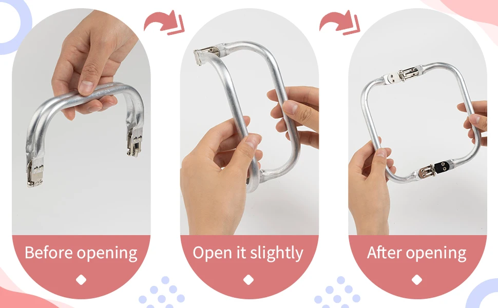 DIY Metal Purse Frame Handle Kiss Clasp Lock For Bag Sewing Craft Tailor Accessories Bag Frame For Purse Backpack Bags Parts thumbnail 5