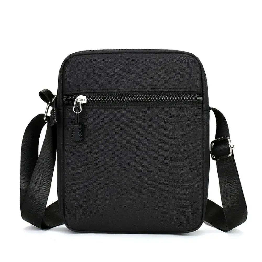 Oxford Shoulder Bag Durable Mini Black Mobile Phone Bag Waist Pack Men thumbnail 2