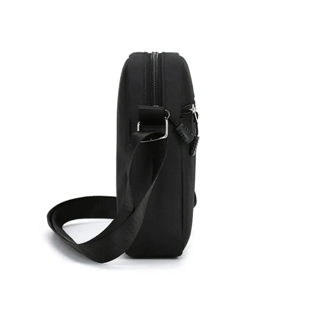 Oxford Shoulder Bag Durable Mini Black Mobile Phone Bag Waist Pack Men thumbnail 4
