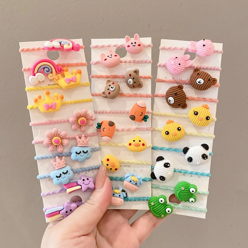 Children's Headband No Harm To Hair Rope Elastic Band Female Girl Headrope Rubber Baby Small Hairpin Headed Korean Version thumbnail 6