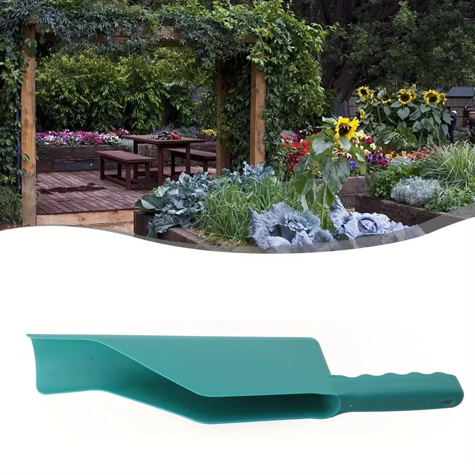1pc, Gutter Getter Scoop Cleaning Roof Tool Flex Fit Dirt Debris Remove Multi Use Eaves Garden Leaf Gutter Spoon Shovel Supplies thumbnail 5
