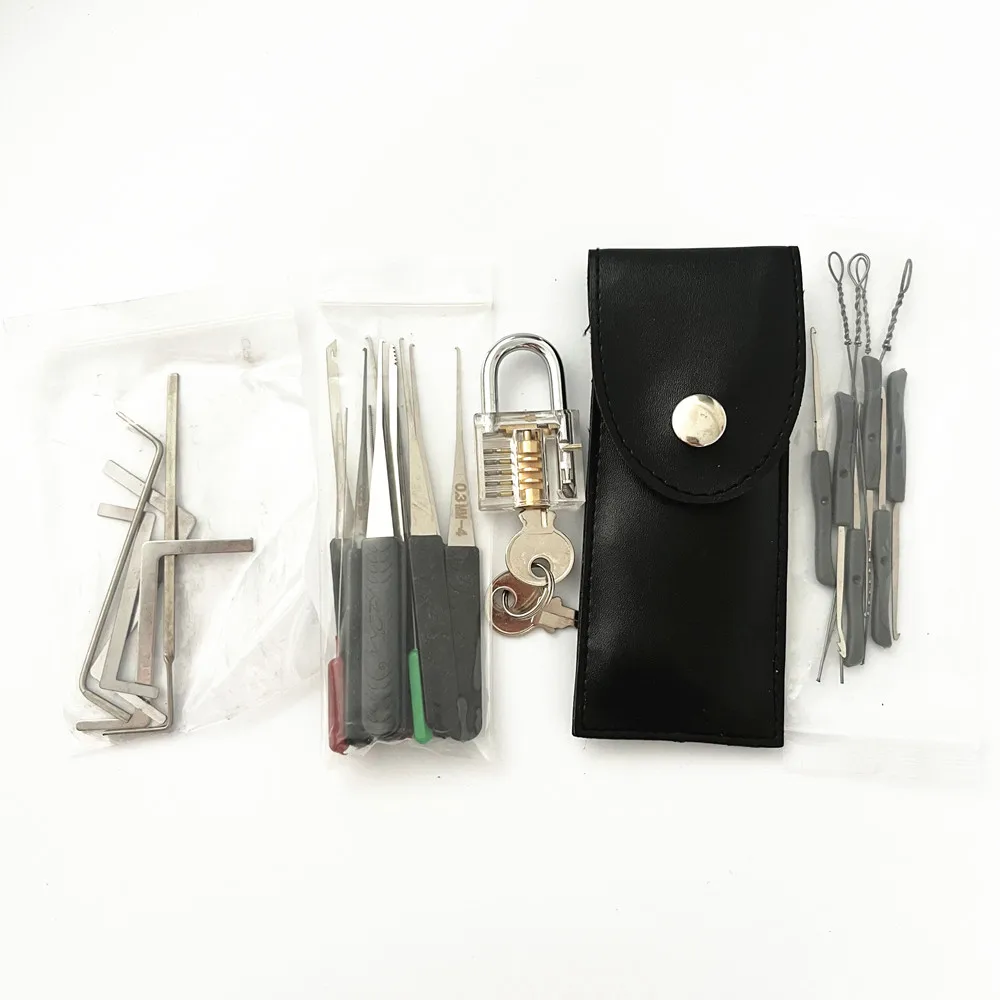8piece Lock Pick Set Locksmith Supplies Broken Key Auto Extractor Remove Hooks Stainless Steel DIY Hand Tools Hardware thumbnail 6
