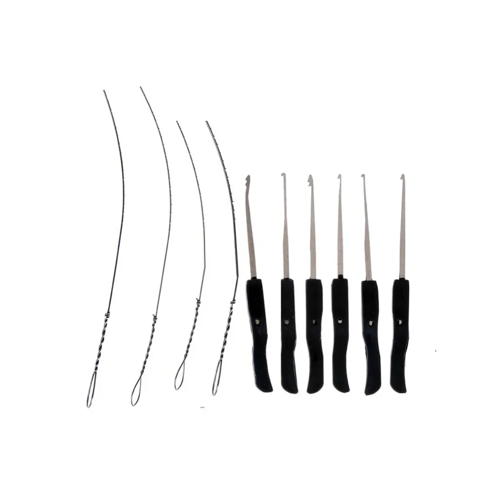 8piece Lock Pick Set Locksmith Supplies Broken Key Auto Extractor Remove Hooks Stainless Steel DIY Hand Tools Hardware thumbnail 4