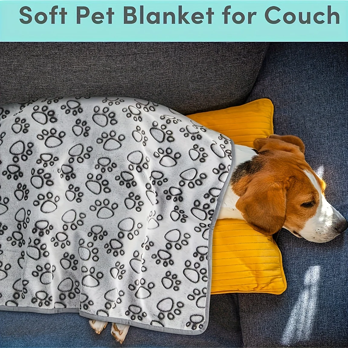 Soft Fluffy High Quality Pet Blanket Cute Cartoon Pattern Pet Mat Warm and Comfortable Blanket for Cat Dogs thumbnail 3