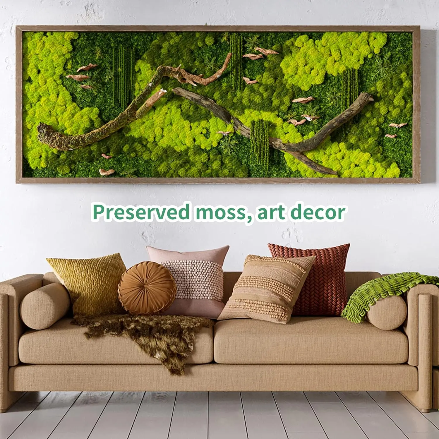 20/40/100g Eternal Life Moss DIY Crafts Grass Artificial Green Plants  Home Room Garden Decor Mini Landscape Fake Grass Bonsai thumbnail 5